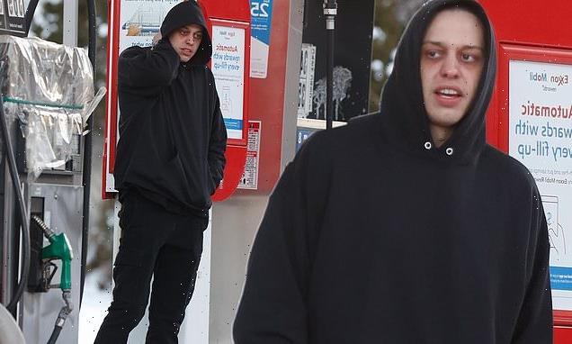 Pete Davidson seen at a gas station to film horror movie The Home