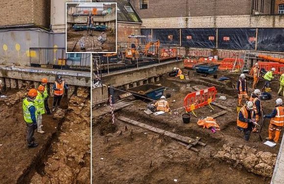 Remains of Oxford University's 'lost college' are DISCOVERED