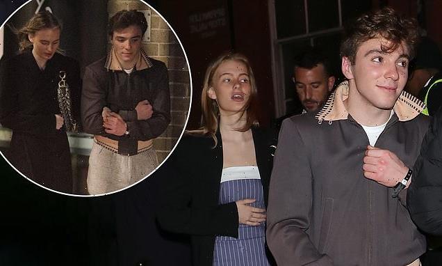 Rocco Ritchie puts on a cosy display with mystery girl in early hours