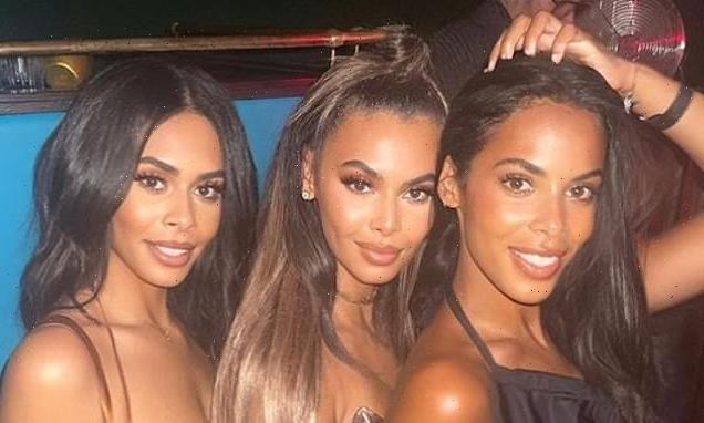 Rochelle Humes leaves fans bemused after posing alongside her sisters