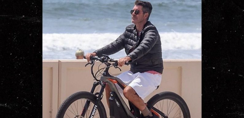 Simon Cowell is Back to Riding Electric Bikes After Back Injury