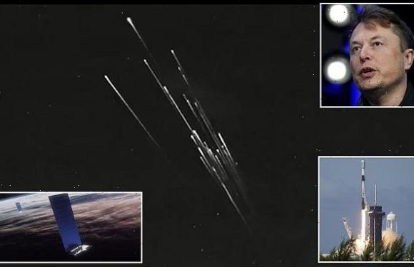 SpaceX Starlink satellites disintegrate over Puerto Rico in new video
