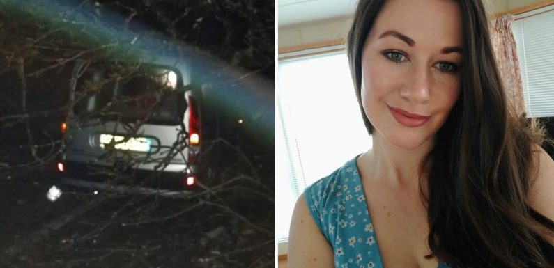 Student nurse has miracle escape as Storm Franklin sees tree crush her car