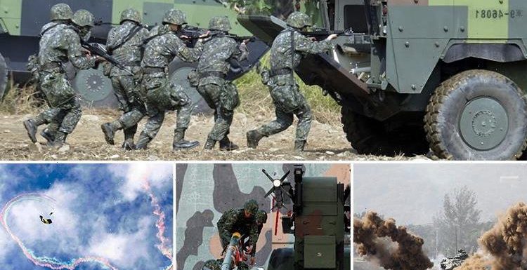 Taiwan army simulates full scale WAR against China