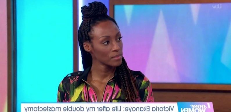 Victoria Ekanoye is away from partner more than she’d like amid cancer battle