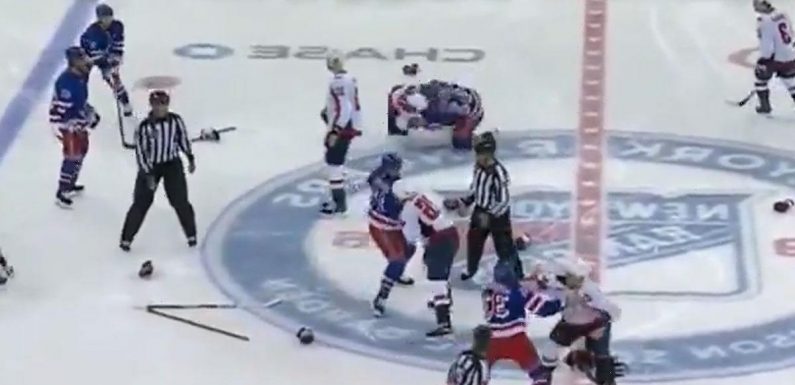 Violent Chaos At Rangers Vs. Capitals Game, Fallout From Tom Wilson Incident