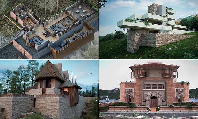 What homes designed by Frank Lloyd Wright would look like