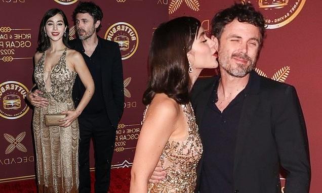 Casey Affleck, 46, packs on the PDA with girlfriend Caylee Cowan, 23