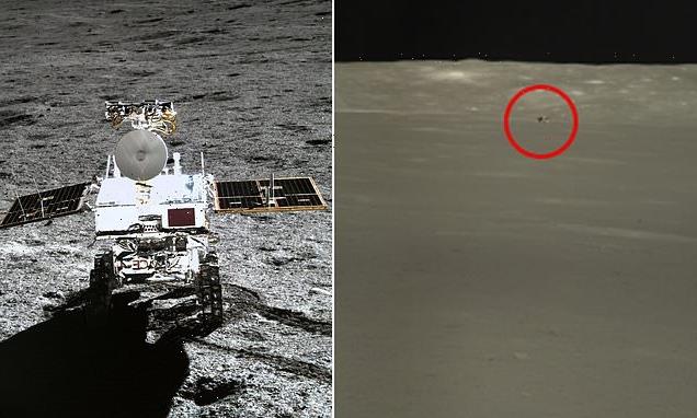 China's Yutu-2 lunar rover sends image from 'dark side' of the moon