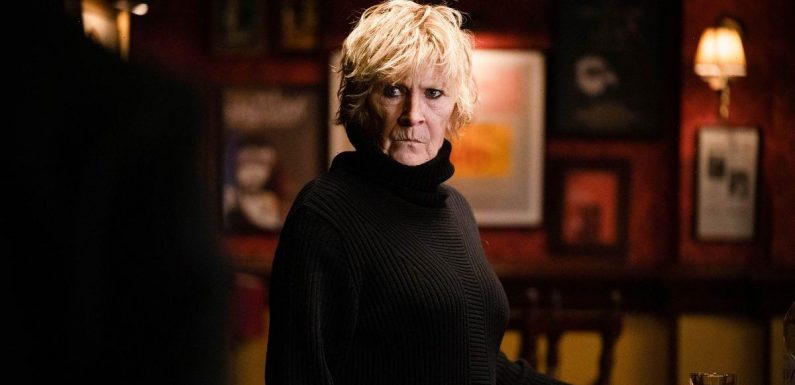 EastEnders spoiler pictures see Shirley confronting murderer Gray in a furious attack