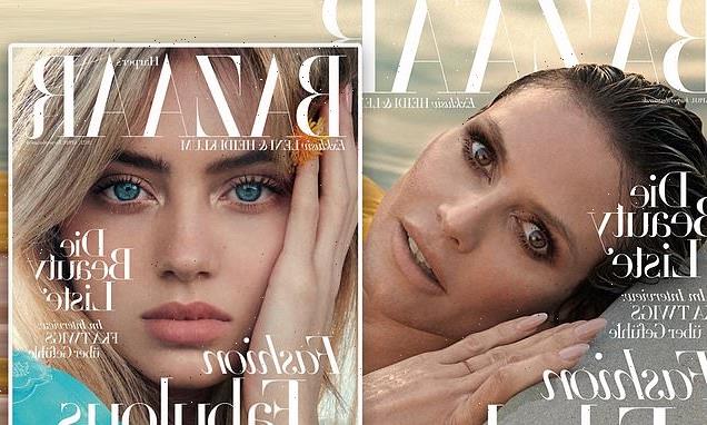 Heidi Klum and Leni wow on the covers of Harper's Bazaar Germany