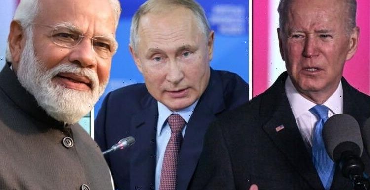 India poised to step in and BACK Russia after Biden’s ‘alarming’ Putin comment