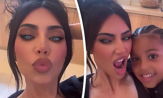 Kim Kardashian goofs off with Saint amid custody drama with Kanye West