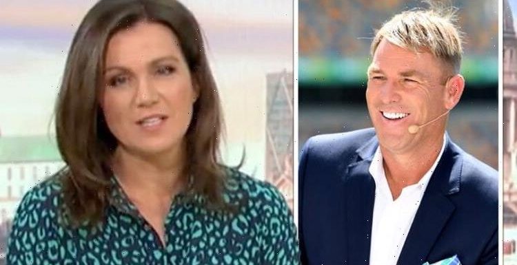 ‘Knew how to live his life to the full’ Susanna Reid in emotional tribute to Shane Warne