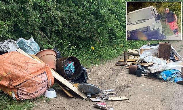 Man is jailed after illegally fly-tipping household and garden waste