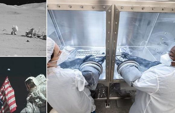 NASA opens a 50 year old sample of lunar soil for the first time