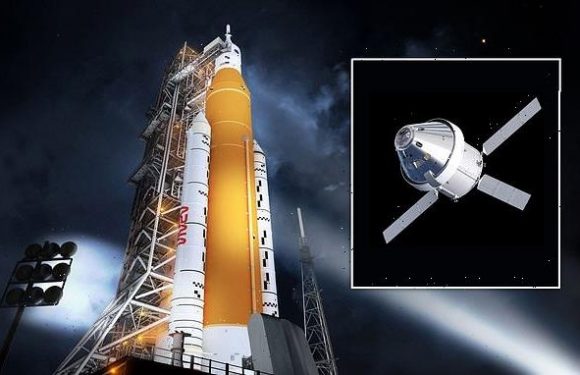 NASA's fully stacked MEGAROCKET is ready to roll out to the launch pad