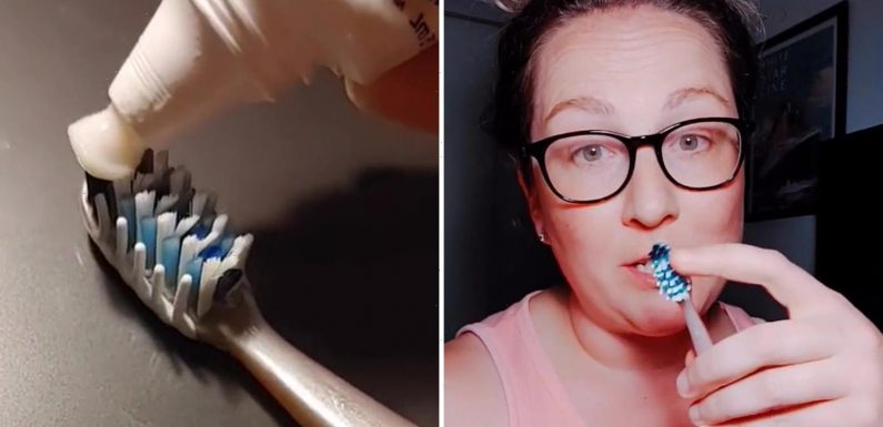 People are discovering what the dark bristles are for on your toothbrush and it’s blowing their minds