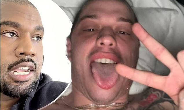 Pete Davidson sends Kanye West a photo IN BED with Kim Kardashian