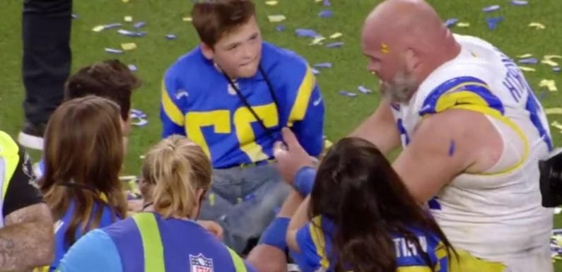 Rams' Andrew Whitworth Told His Kids He Was Retiring While Celebrating Super Bowl Win