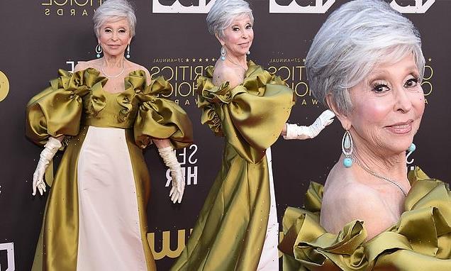 Rita Moreno arrives in elegant style at Critics Choice Awards in LA