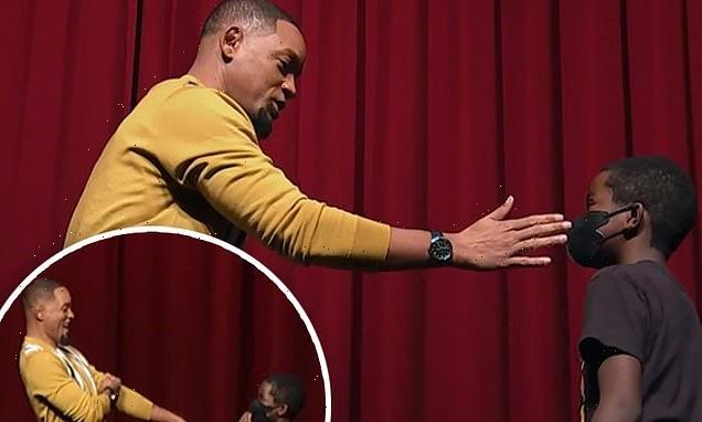 Will Smith demonstrated slapping technique on little boy in November