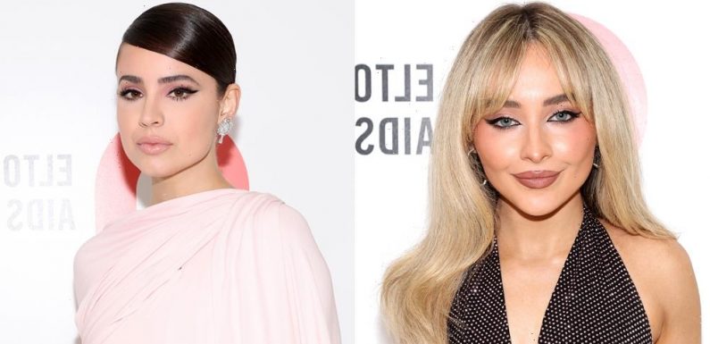 ‘Adventures In Babysitting’ Co-Stars Sabrina Carpenter & Sofia Carson Attend EJAF Oscars Party