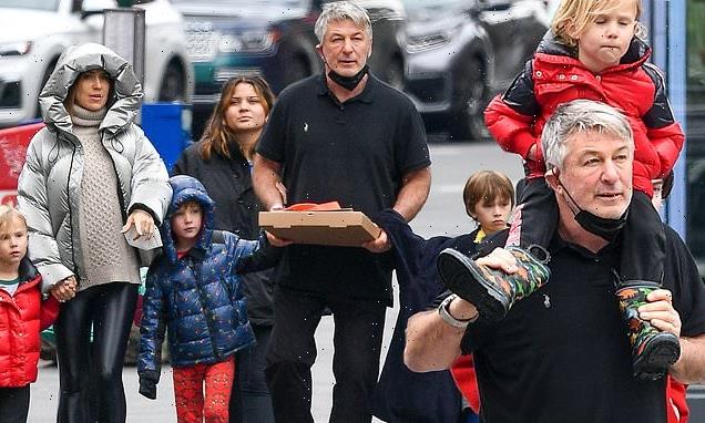 Alec Baldwin and Hilaria step out after 'surprise' baby news