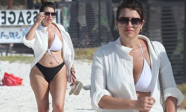 Bikini-clad Imogen Thomas continues to lap up her luxe Mexico getaway