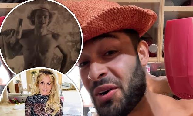 Britney Spears' fiancé Sam Asghari finds Brad Pitt snap in closet