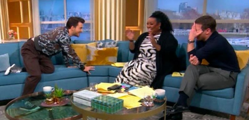 Dermot O’Leary holds head in hands as Alison Hammond flirts with Bridgerton hunk