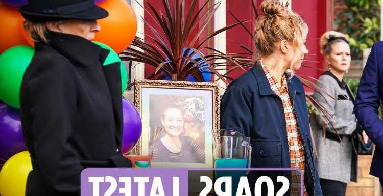 EastEnders spoilers: Fans shock as Shirley wears 'Inspector Gadget' fit at Tina's funeral; plus Emmerdale & Corrie news