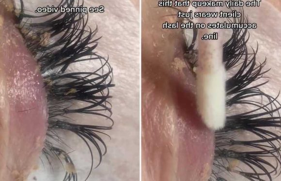 I'm a lash technician & I get filthy clients who’ve never washed their face turn up with their lids full of gloop