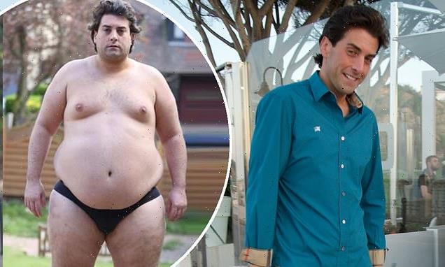 James Argent shows off his slimmed down frame after 14st weight loss