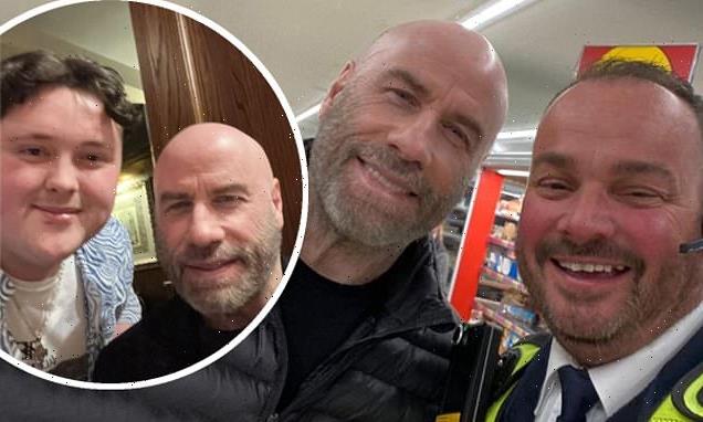 John Travolta sparks frenzy by shopping at Morrisons in Norfolk