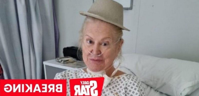 Kim Woodburn, 80, rushed to hospital after suffering from mystery illness