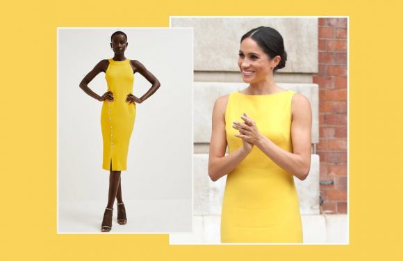 Loved Meghan Markle’s elegant sunshine yellow dress? We’ve found a lookalike in the sale