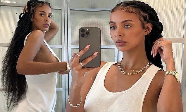 Maya Jama shows off stunning new hairstyle and flashes her sideboob