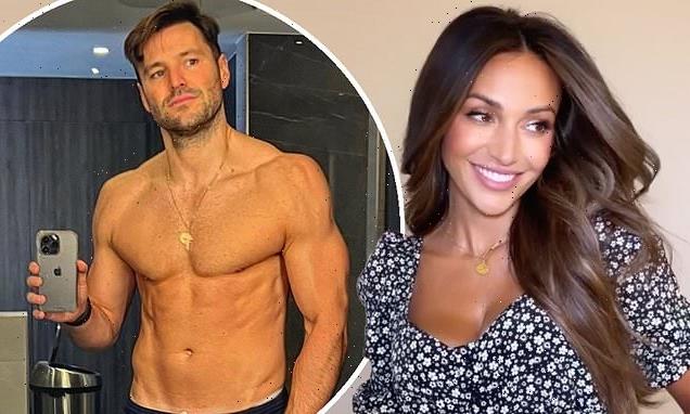 Michelle Keegan looks stunning while Mark Wright shows his honed body