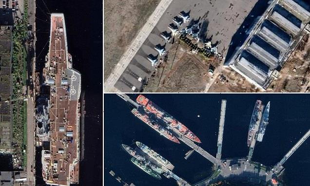 The Russian military bases are now visible on Google Maps