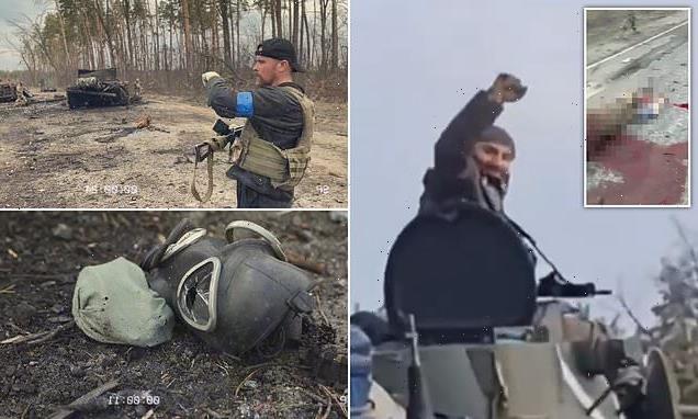 Video shows Ukrainian soldiers shooting captured Russian troops