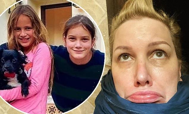 Alice Evans reveals she and her two daughters have Covid