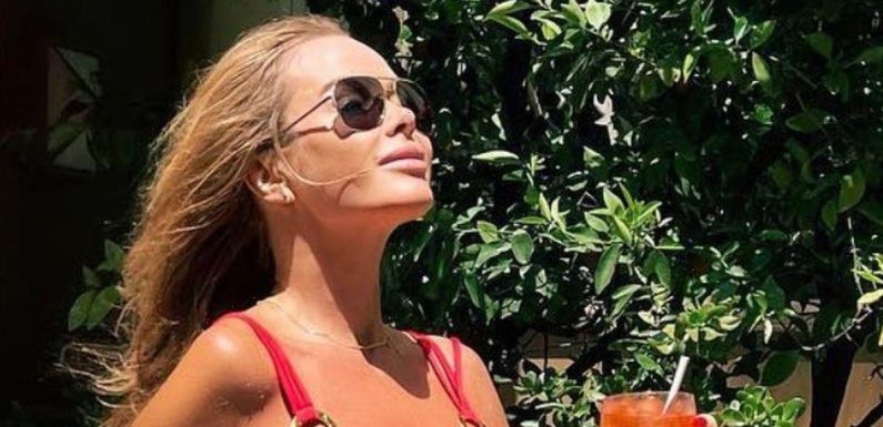 Amanda Holden, 51, oozes confidence as she soaks up LA sun in throwback bikini snap