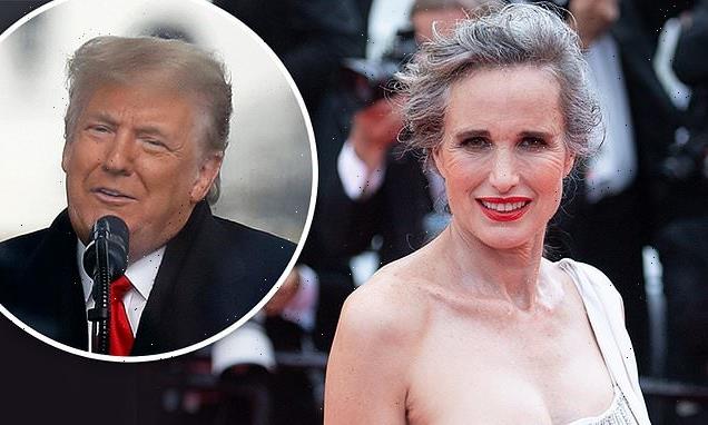 Andie MacDowell recalls panic attack 'right after Trump got elected'
