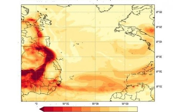 'Blood rain' could hit Britain on Friday as Saharan dust heads our way