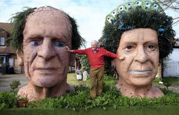 Brits baffled by bizarre Queen garden sculptures – but it's not as it appears