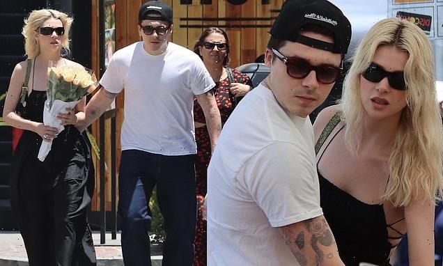 Brooklyn Beckham and Nicola Peltz take a trip to an LA farmers marker