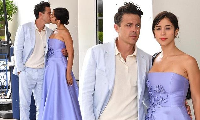 Casey Affleck and girlfriend Caylee Cowan attend Cannes Film Festival