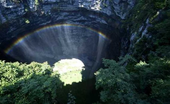 China scientists stunned as huge sinkhole found hiding ancient forest: ‘Spectacular!’