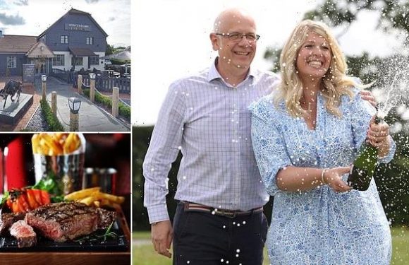 EuroMillions winners celebrated with £16.95 steak and chips